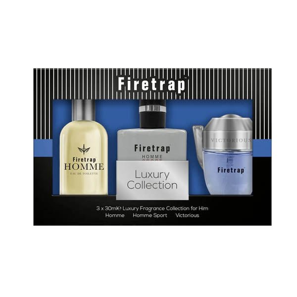 Firetrap Mens Fragrance Set Black Vetive - EuroGiant