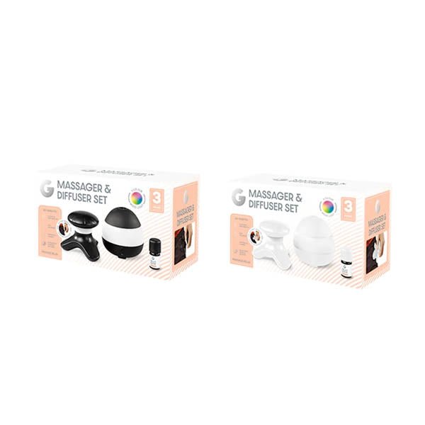 G Massager & Diffuser Set 6 Colour Light - EuroGiant