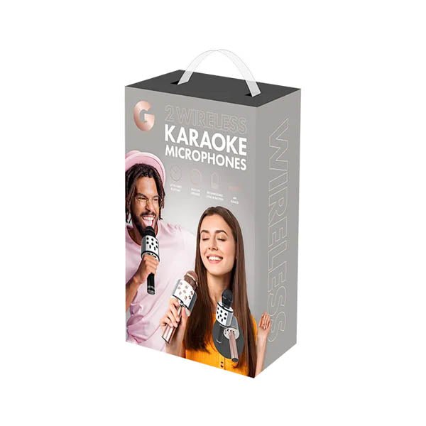 G Wireless Karaoke Microphones 2 Pack - EuroGiant