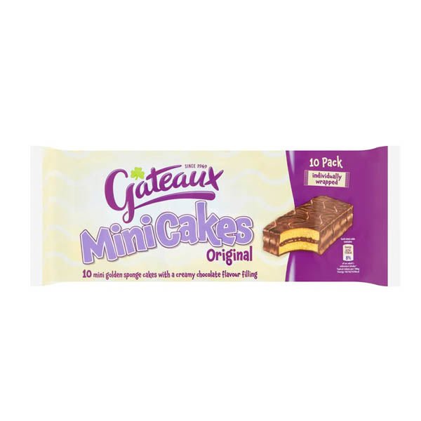 Gateaux Mini Cakes Chocolate 35g 10 Pack - EuroGiant