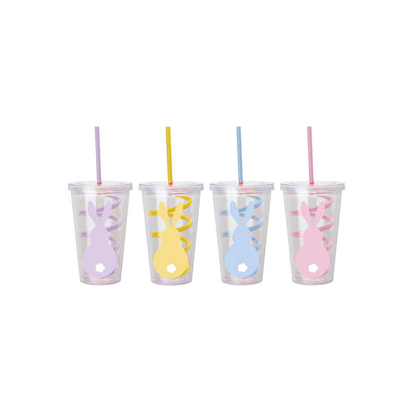 Easter Cup & Swirly Straw 650ml