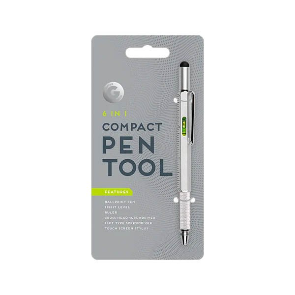 Gifts & Gadgets 6 In 1 Compact Pen Tool - EuroGiant