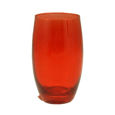 Glass Hi Ball Tumbler Red - EuroGiant
