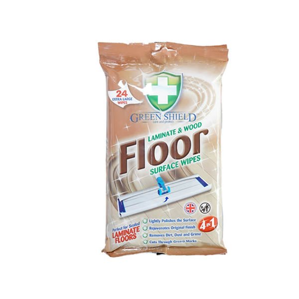 Green Shield Laminate & Wood Floor Wipes - EuroGiant