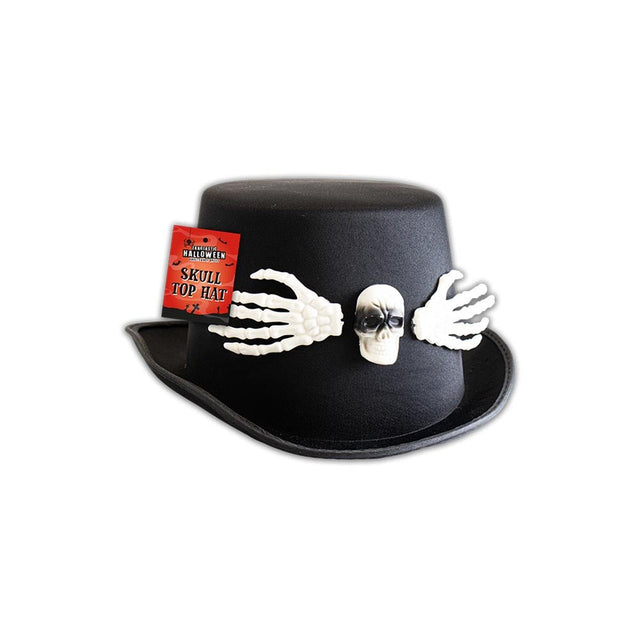 Halloween Adults Skull Top Hat - EuroGiant