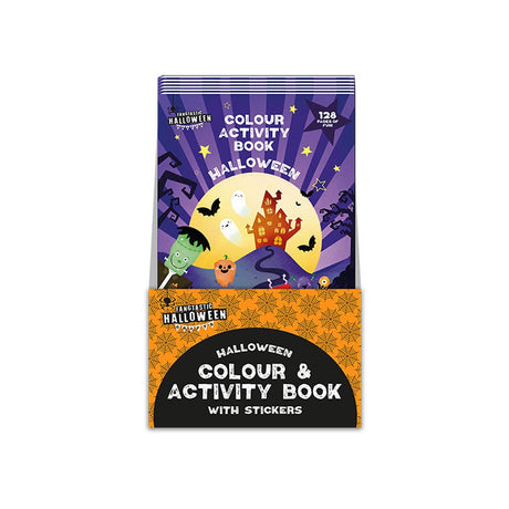 HALLOWEEN COLOUR ACTIVITY BOOK 128 PAGES - EuroGiant