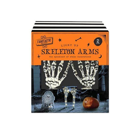 Halloween Light Up Skeleton Arms 2 Pack - EuroGiant