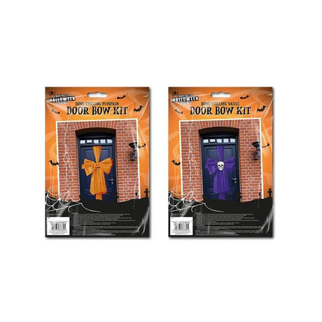 Halloween Pumpkin Door Bow Kit - EuroGiant