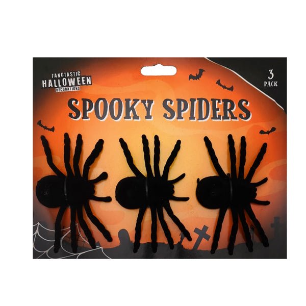 Halloween Spooky Spiders 3 Pack - EuroGiant