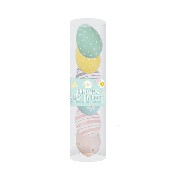 Hanging Printed Easter Eggs 6 Pack - EuroGiant