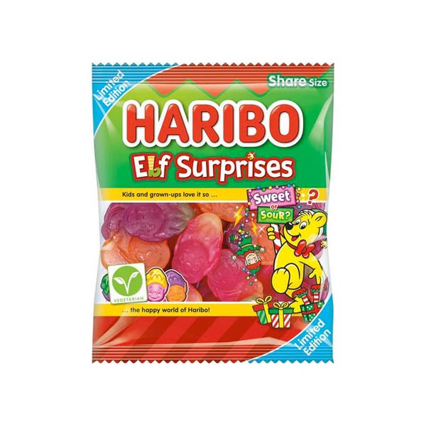 Haribo Elf Surprises Sweet Or Sour 160g - EuroGiant