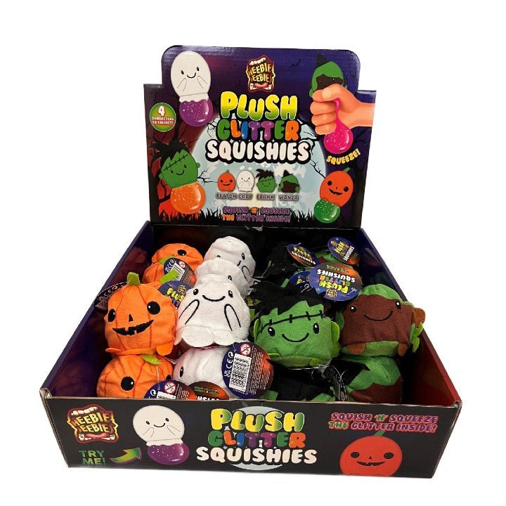 Heebie Jeebies Plush Glitter Squishies - EuroGiant