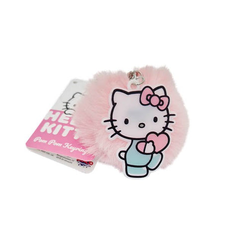 Hellow Kitty Pom Pom Keyring - EuroGiant