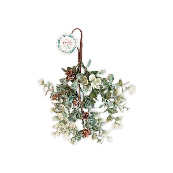 Holly & Ivy Pinecone & Eucalyptus Swag - EuroGiant