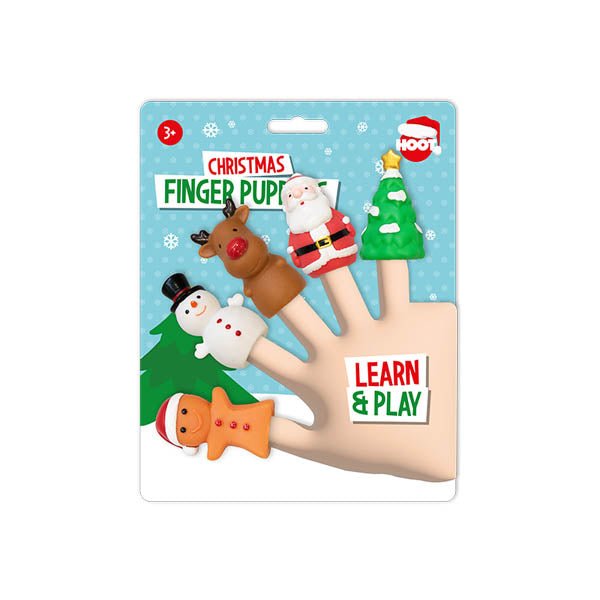 Hoot Christmas Finger Puppets - EuroGiant