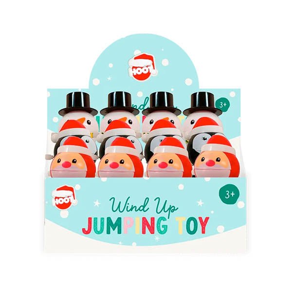 Hoot Christmas Wind Up Jumping Toy - EuroGiant
