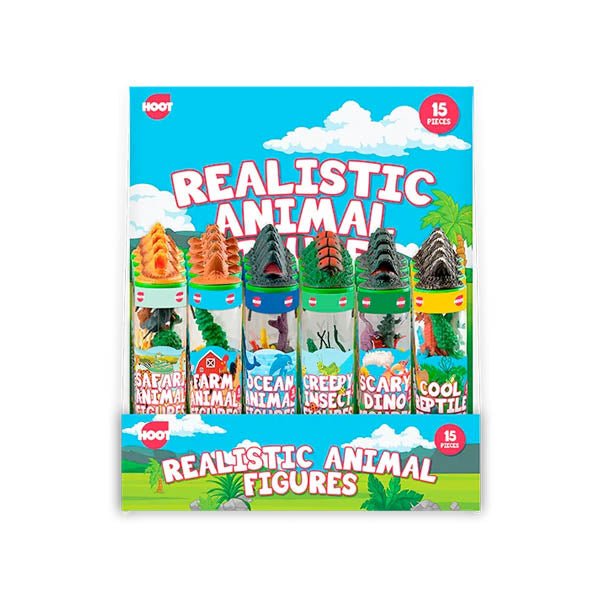 Hoot Cool Reptile Figures 15 Pack - EuroGiant