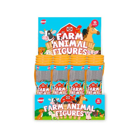 Hoot Farm Animal Figures 15 Pack - EuroGiant