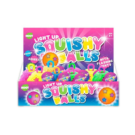 Hoot Light Up Squishy Ball - EuroGiant