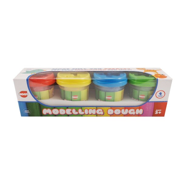 Hoot Modelling Dough 4 Tubs - EuroGiant