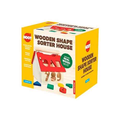 Hoot Wooden Shape Sorter House - EuroGiant
