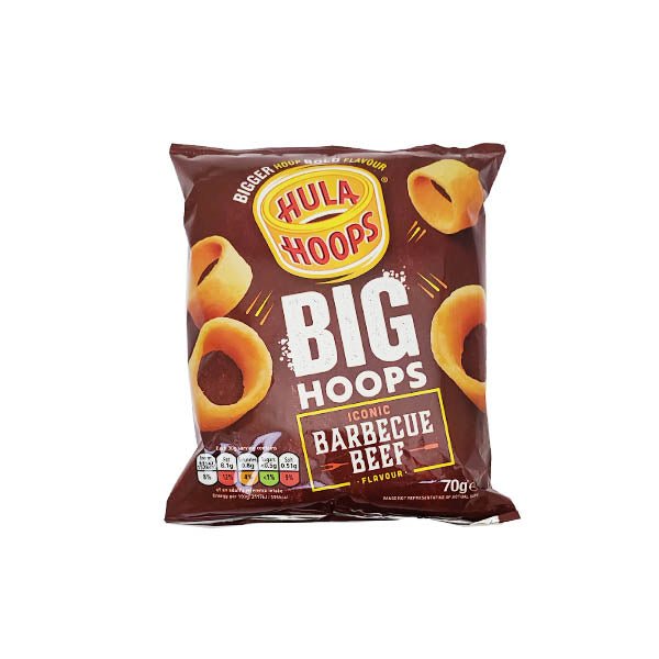 Hula Hoops Big Hoops Bbq 70g - EuroGiant