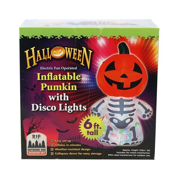 Inflatable Pumpkin With Disco Lights - EuroGiant