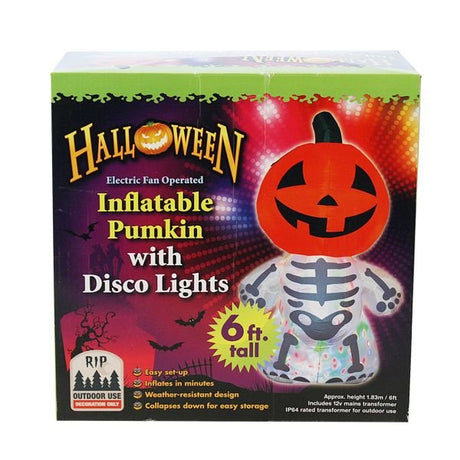 Inflatable Pumpkin With Disco Lights - EuroGiant