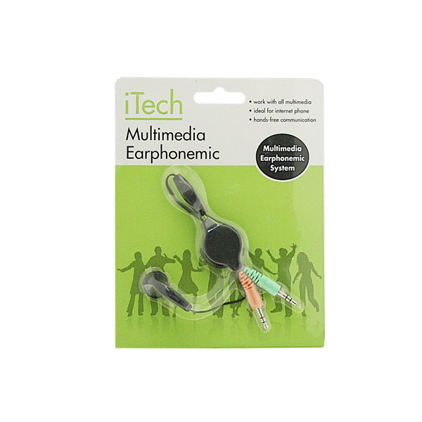 iTECH Multimedia Earphonemic - EuroGiant