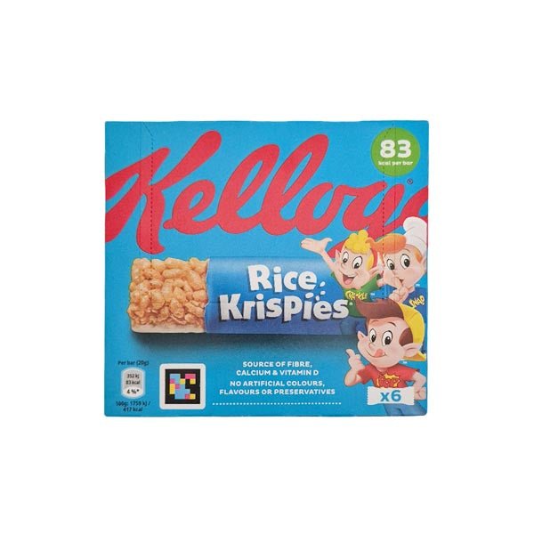 Kellogs Rice Krispies Cereal Bar 20g 6 P - EuroGiant