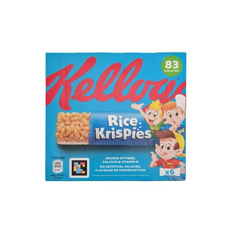 Kellogs Rice Krispies Cereal Bar 20g 6 P - EuroGiant