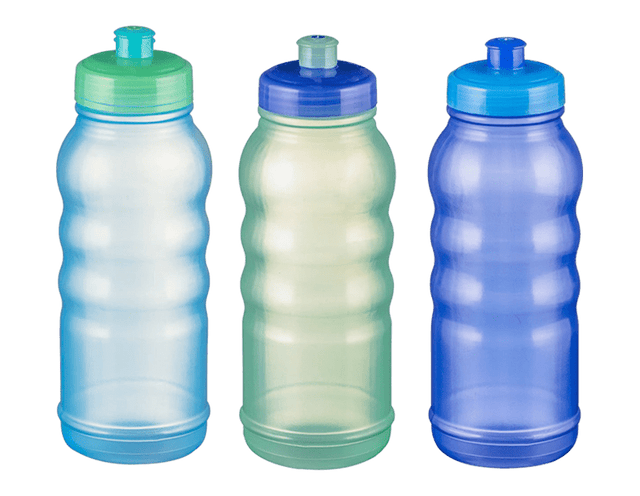 Kids Pull Top Sports Bottle 550ml 3 Pack - EuroGiant
