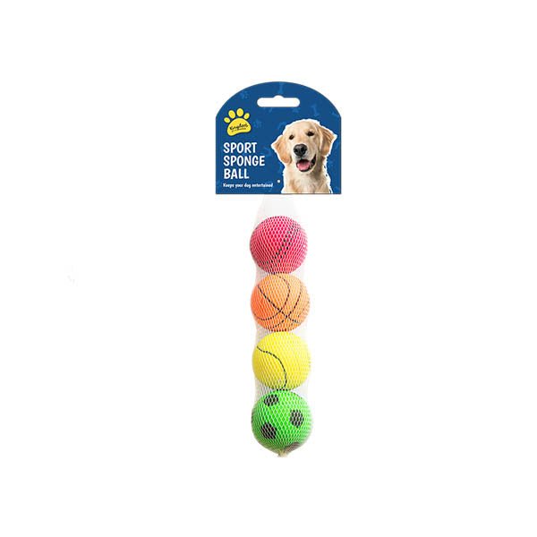 Kingdom Sport Sponge Ball 4 Pack - EuroGiant