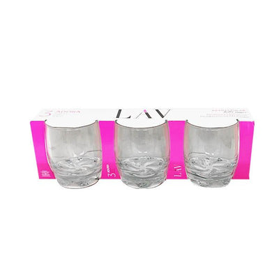 Lav Whisky Glass Set 3 Pack - EuroGiant