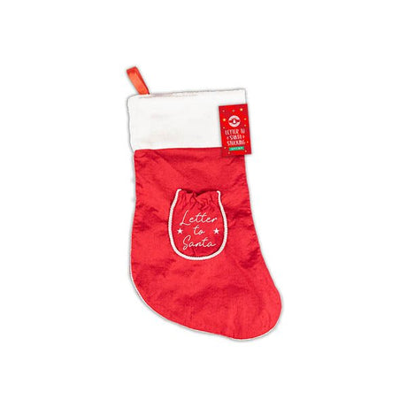 Letter To Santa Stocking 33x56cm - EuroGiant