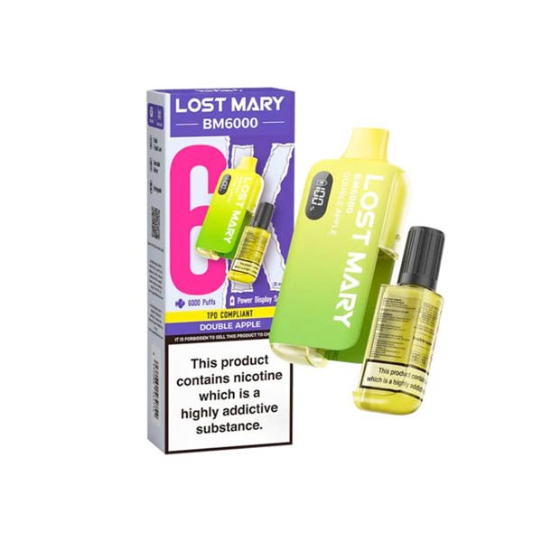 Lost Mary Bm6000 Double Apple 20MG - EuroGiant