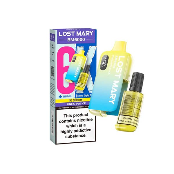 Lost Mary Bm6000 Pinapple Ice 20MG - EuroGiant