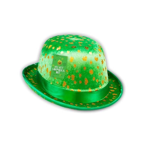 Lucky Land Velvet Shamrock Hat - EuroGiant