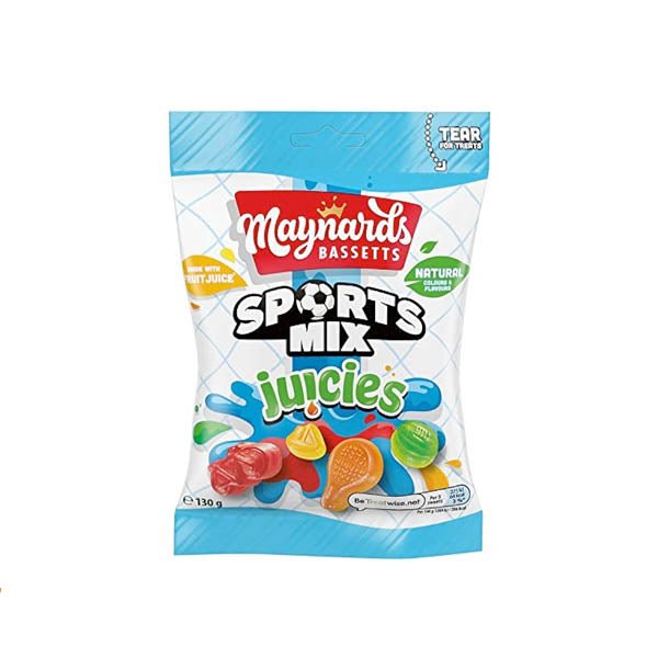 Maynards Bassetts Sports Mix 130g - EuroGiant