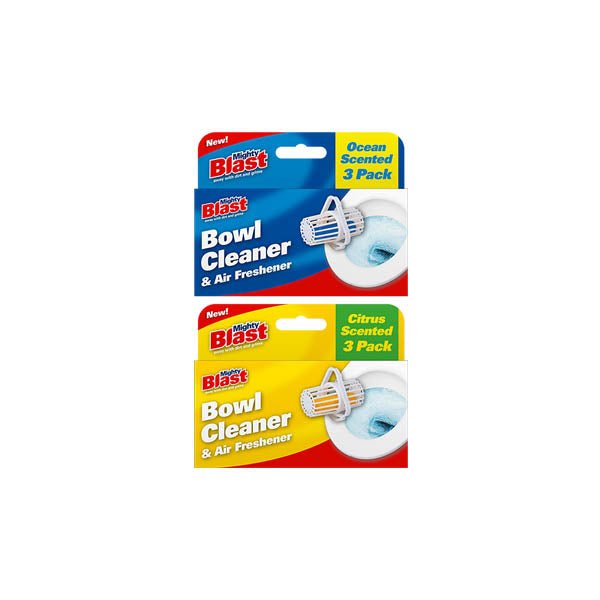 Mighty Blast Toilet Bowl Cleaner 3 Pack - EuroGiant