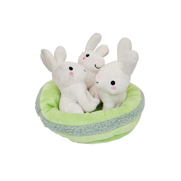 Miri Easter Basket Plush Chicks & Rabbit - EuroGiant