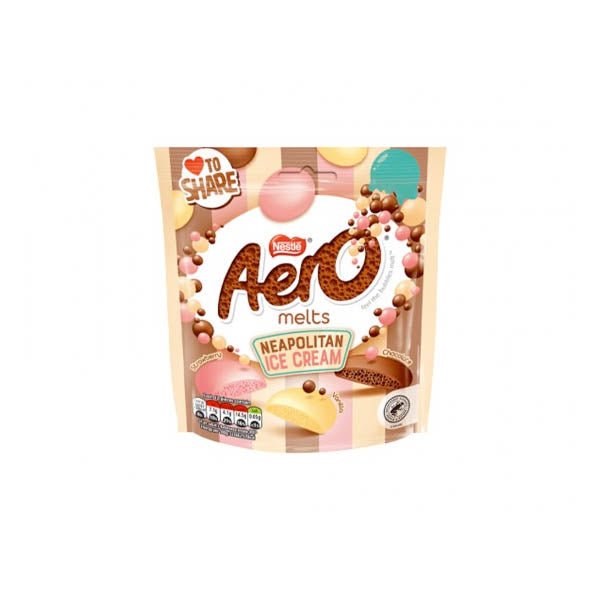 Nestle Aero Neopolitan Ice Cream 86g - EuroGiant