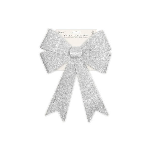 Nordice Extra Large Foil Bow Silver - EuroGiant