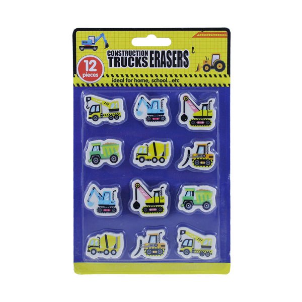 Novelty Erasers 12PK - EuroGiant