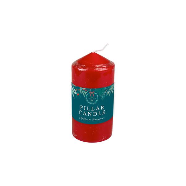 Pillar Candle Apple & Cinnamon 420g - EuroGiant