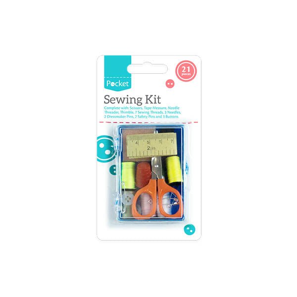 Pocket Sewing Kit 21 Piece - EuroGiant