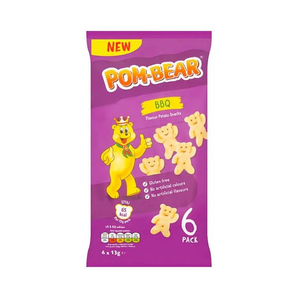 Pom Bears Bbq 6 Pack 78g - EuroGiant