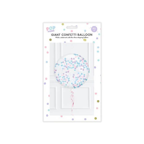 Pop Party Giant Confetti Balloon 90cm - EuroGiant