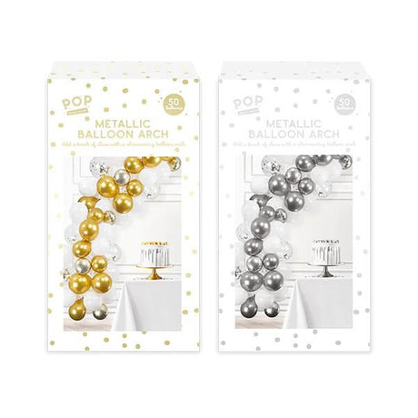 Pop Party Metallic Balloon Arch - EuroGiant