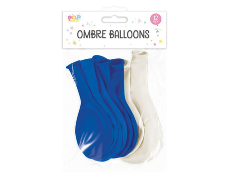 Pop Party Ombre Balloons 12 Pack - EuroGiant